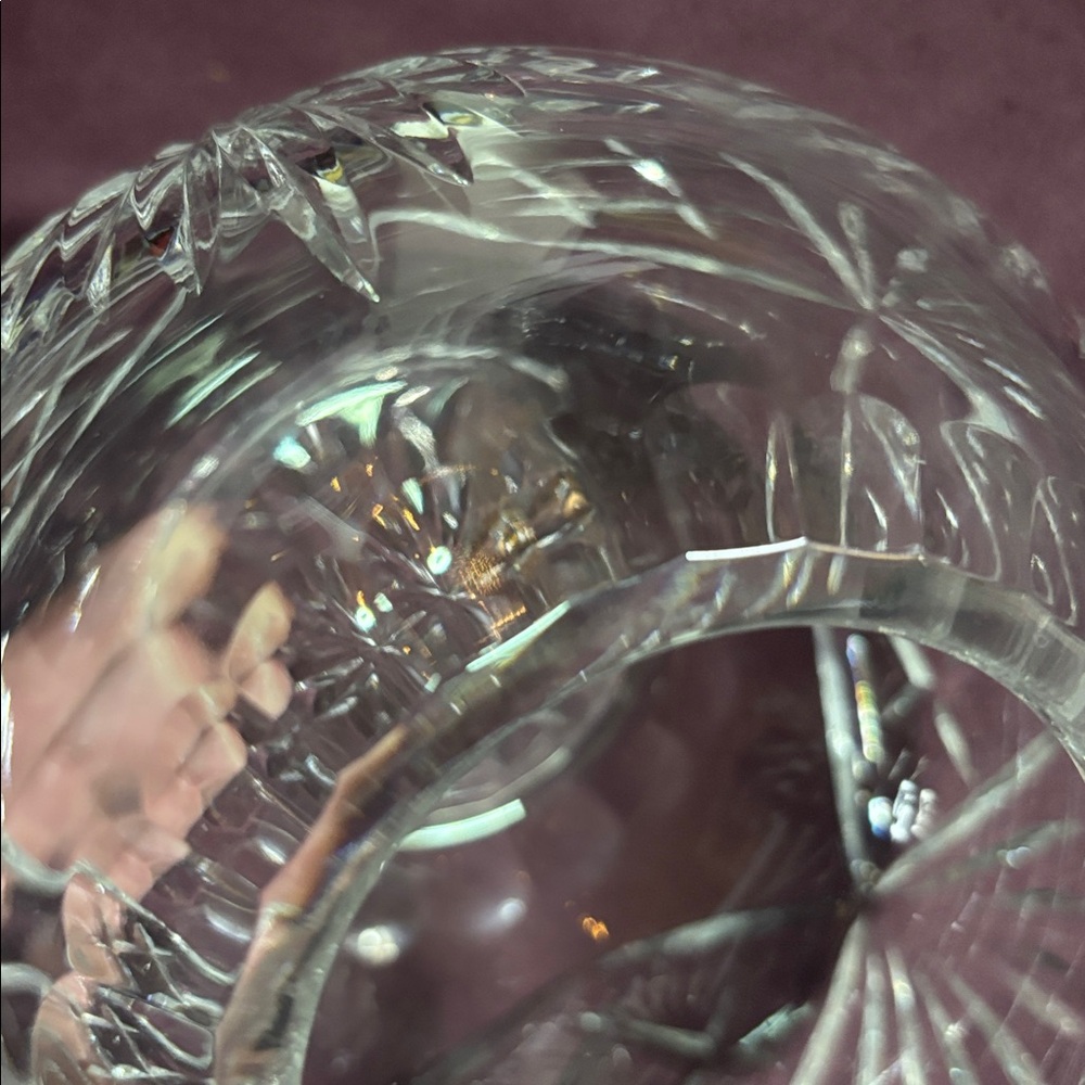 1980’s Rogaska Clear Cut Crystal Glass Decorative Bowl - Picture 4 of 8